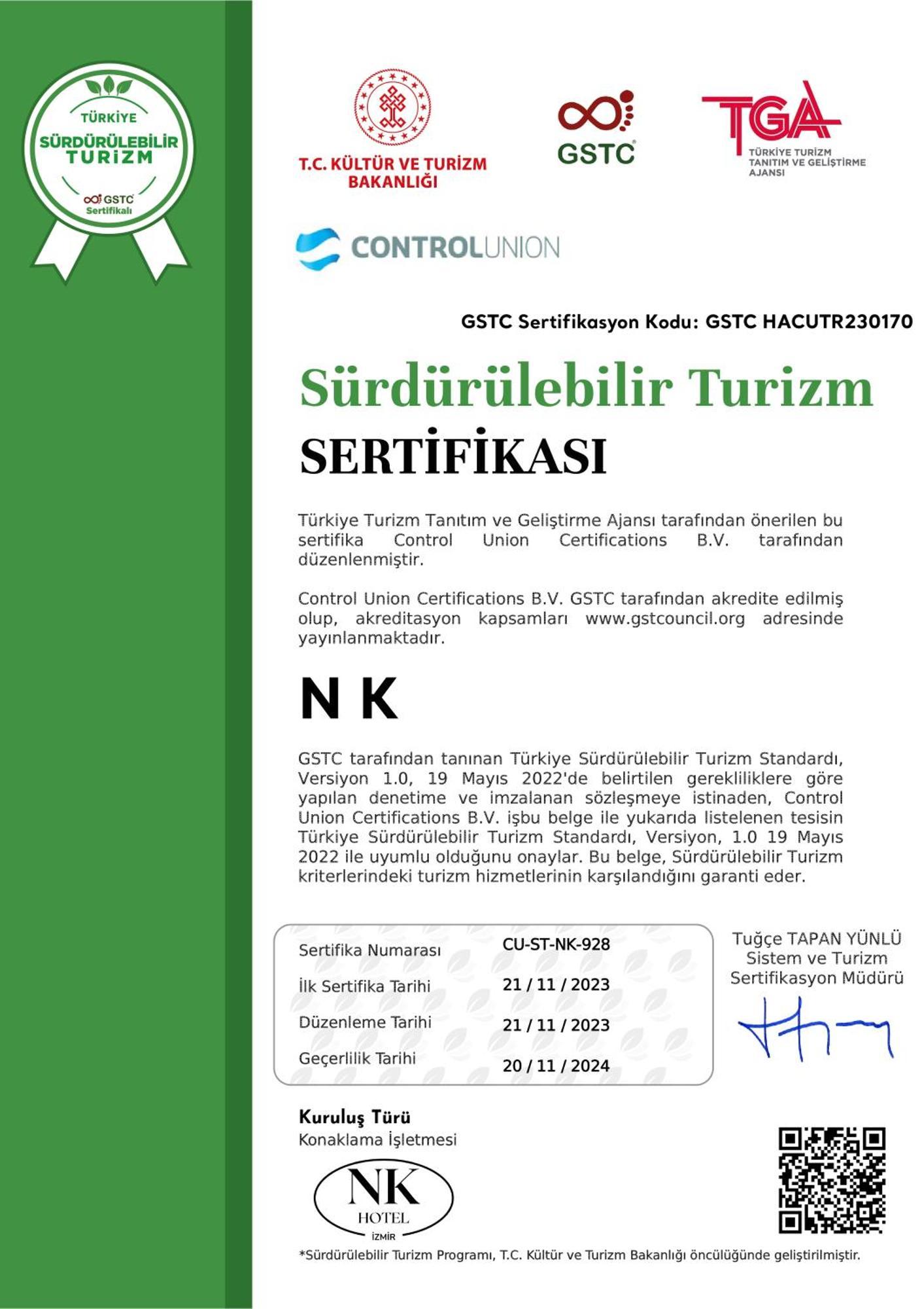 Nk Hotel İzmir Ngoại thất bức ảnh